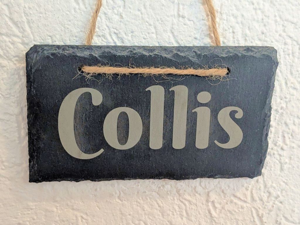 Türschild Ferienwohnung - Mosel Urlaub in Ferienapartment Collis in Gästehaus Zeller Altstadt, Oberstraße 6, 56856 Zell (Mosel)